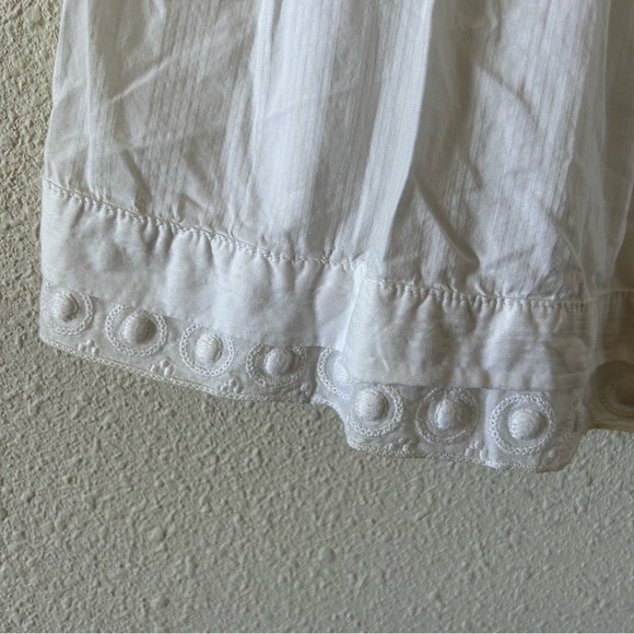 J. Crew Women’s Midi Dress Sz 0 Cotton Ivory Button Back Cottage core Western - Picture 10 of 13